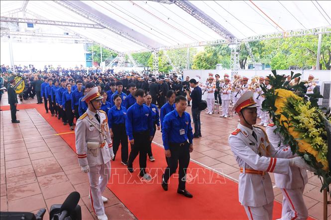 Quốc tang Tổng Bí thư Nguyễn Phú Trọng: Lễ viếng tại xã Đông Hội, huyện Đông Anh - Ảnh 7.