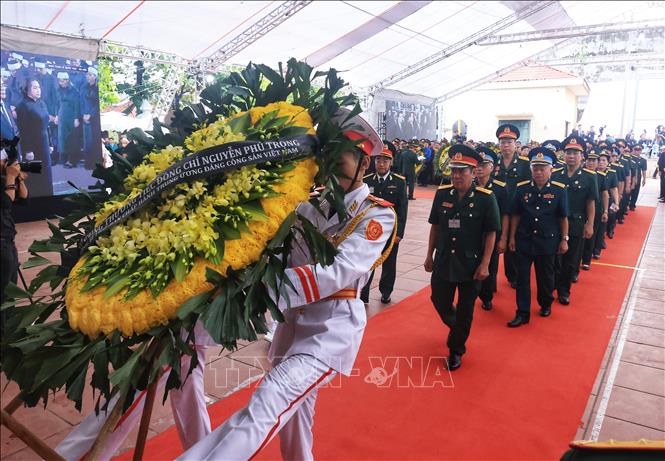 Quốc tang Tổng Bí thư Nguyễn Phú Trọng: Lễ viếng tại xã Đông Hội, huyện Đông Anh - Ảnh 3.