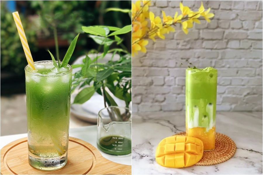 Matcha kết hợp với dừa tươi tạo nên 2 món đồ uống mát lịm mùa hè - Ảnh 1.