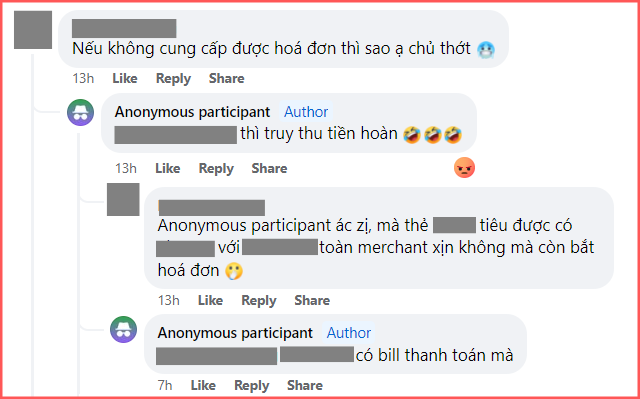 Tranh cãi chuyện dùng thẻ tín dụng hoàn tiền nhưng bị ngân hàng yêu cầu cung cấp hóa đơn giao dịch: Thực hư thế nào? - Ảnh 5.