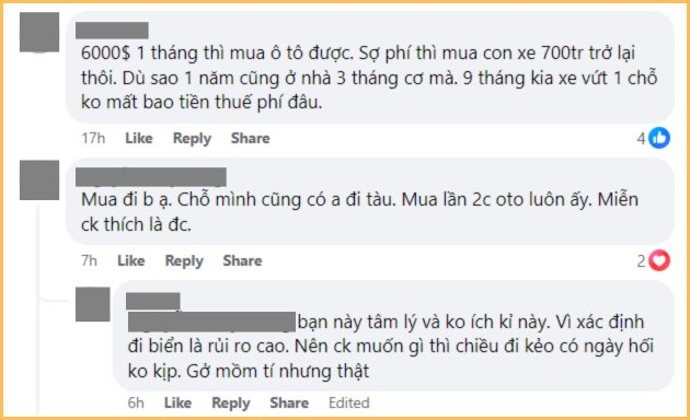 Có 500 triệu tiết kiệm, lương hơn 150 triệu/tháng vẫn băn khoăn: Nên mua ô tô hay để dành tiền mua đất? - Ảnh 4.