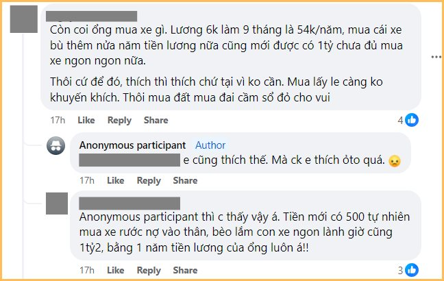 Có 500 triệu tiết kiệm, lương hơn 150 triệu/tháng vẫn băn khoăn: Nên mua ô tô hay để dành tiền mua đất? - Ảnh 6.