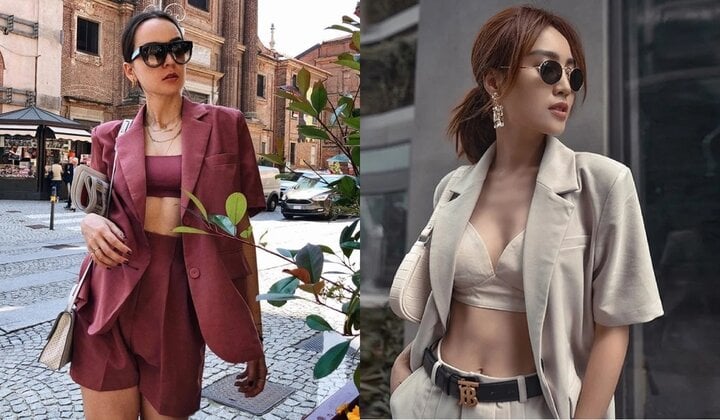 Cách mix blazer ngắn tay cho quý cô công sở trong mùa hè - Ảnh 4.