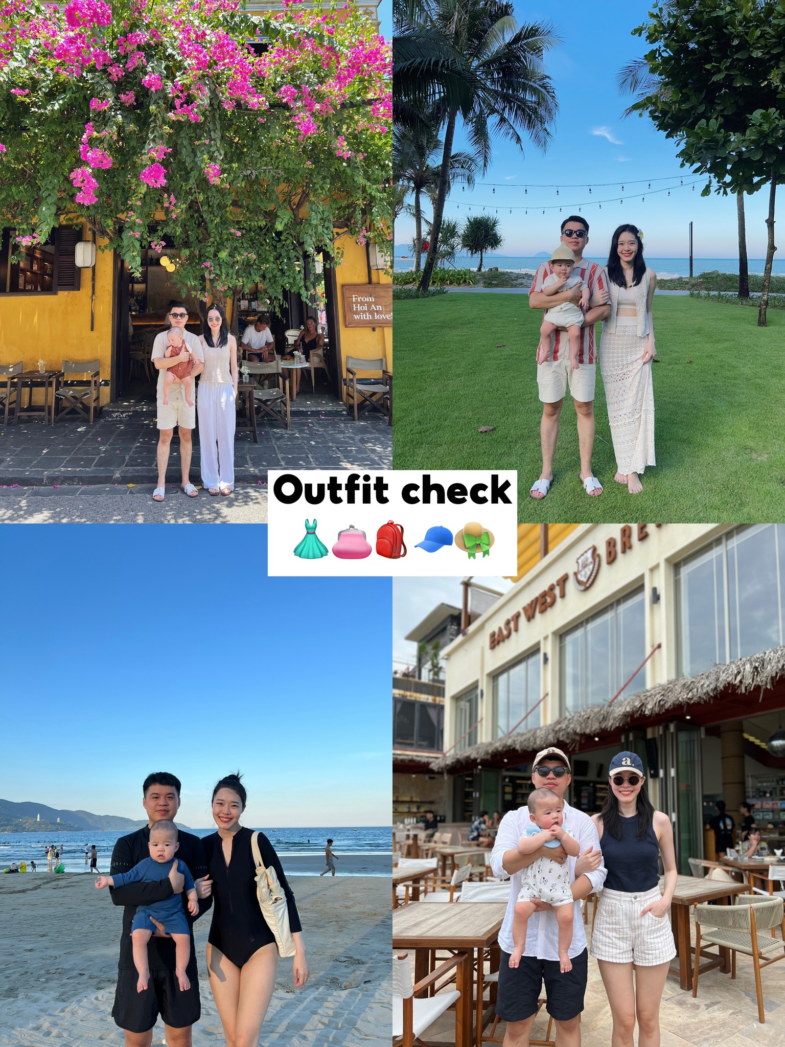 &quot;Outfit check&quot; mê xỉu của gia đình nhỏ 3 người, em bé mới 8 tháng tuổi đã có mùa hè đầu tiên ý nghĩa như thế! - Ảnh 14.