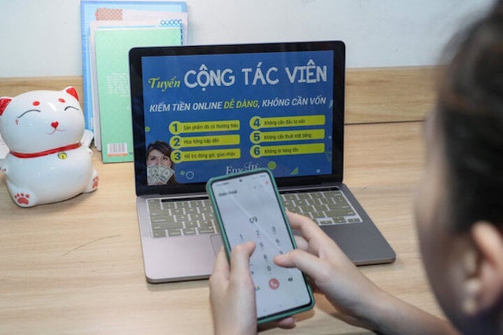 Sập bẫy &quot;cộng tác viên online&quot;, người phụ nữ mất hơn 1,1 tỷ đồng - Ảnh 1.