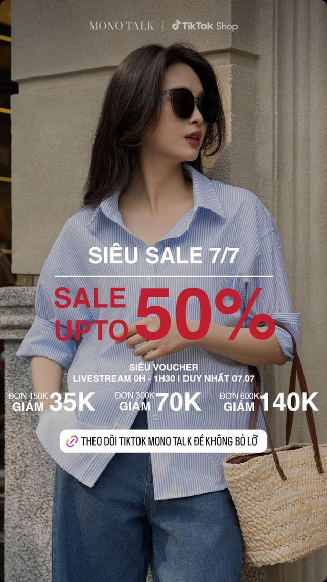 Bão sale 7/7: Loạt shop thời trang giảm giá đậm lên tới 70%, chị em sắm đồ hè “thả ga” - Ảnh 13. Bão sale 7/7: Loạt shop thời trang giảm giá đậm lên tới 70%, chị em sắm đồ hè “thả ga” - Ảnh 13.