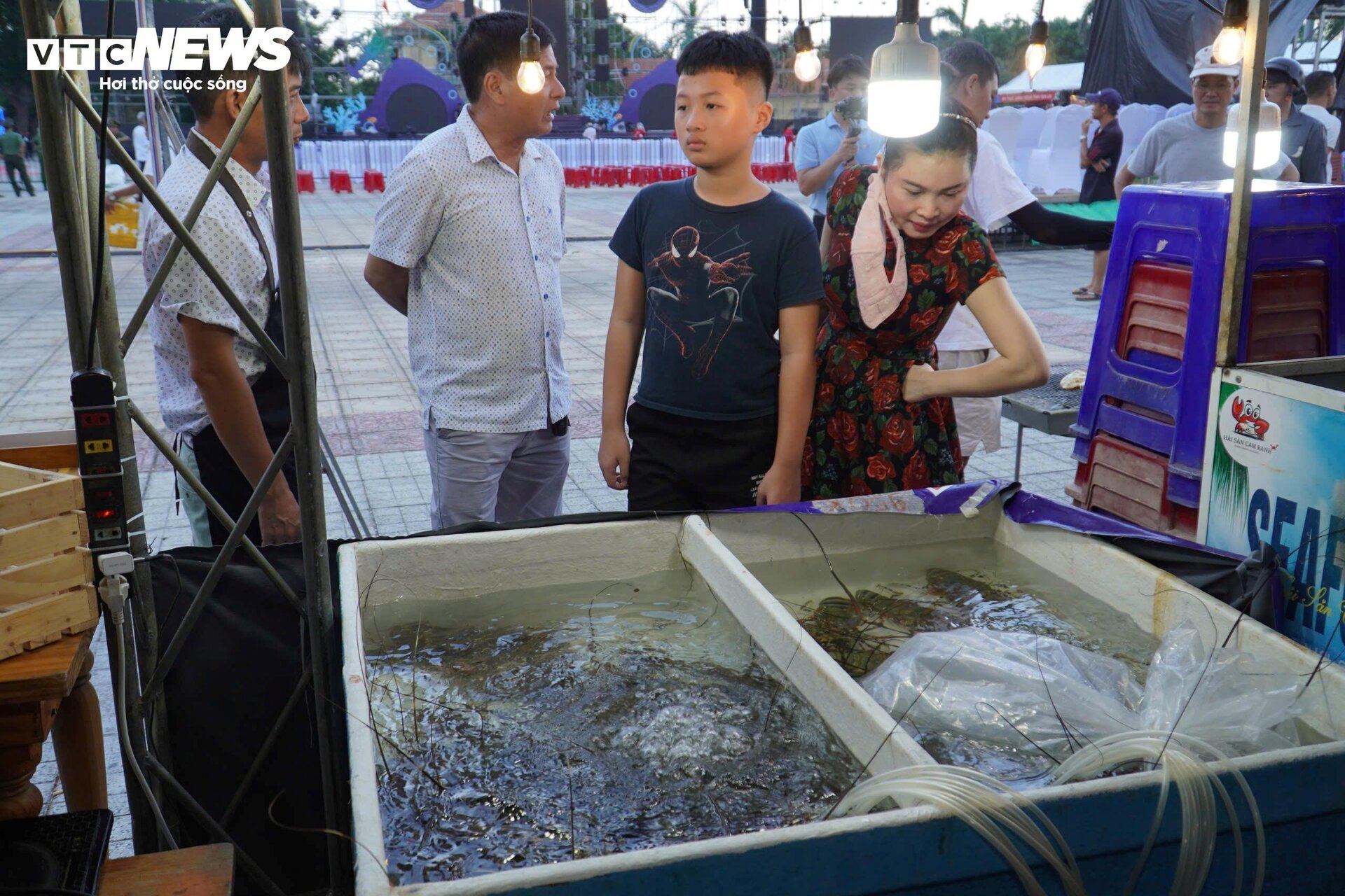 8 ngày lễ hội tôm hùm tại Cam Ranh: Chỉ thấy cá viên chiên, xiên que - Ảnh 5.