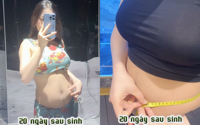 Phương Oanh lần đầu tiết lộ chiếc bụng sồ sề sau sinh: &quot;Mỗi lần soi gương mà muốn trầm cảm&quot;- Ảnh 3.