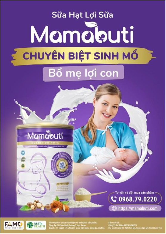 Thực phẩm bổ sung Mamabuti Nutrition Nuts - Hỗ trợ lợi sữa cho mẹ sinh mổ Việt Nam - Ảnh 3.