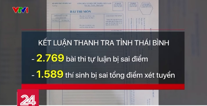 Thí sinh ở Thái Bình trượt lớp 10 sau khi có kết luận thanh tra sẽ xử lý như thế nào? - Ảnh 1.