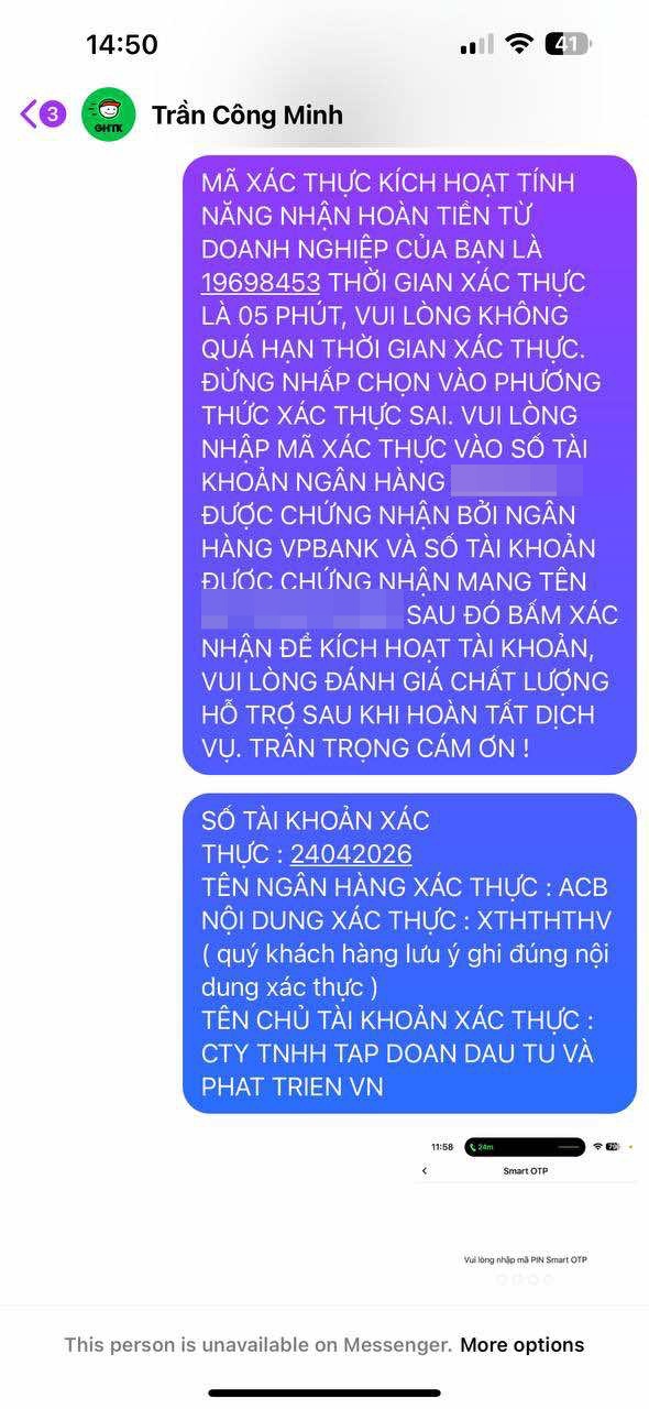 Người phụ nữ ở Hà Nội bị lừa hơn 10 triệu bởi &quot;shipper giả danh&quot; Giao Hàng Tiết Kiệm: Suýt mất thêm 19 triệu đồng nếu không dùng ngay thao tác này - Ảnh 5.