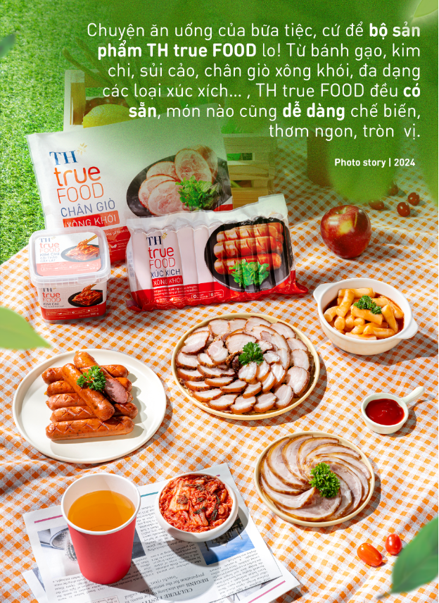 Cùng TH true FOOD biến tấu những món ăn ngon, tiện lợi cho bữa tiệc ngoài trời - Ảnh 2.