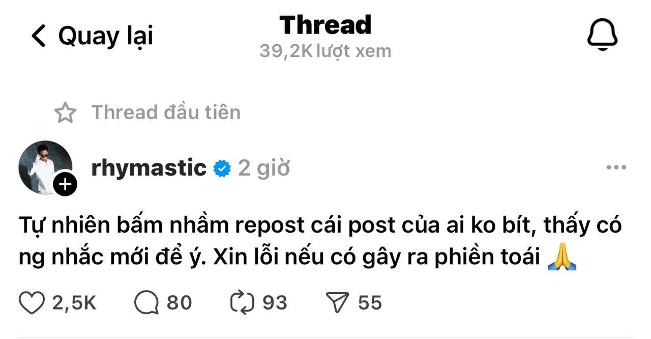 Rhymastic có động thái ủng hộ bài viết hạ bệ, tố Trấn Thành chèn ép các Anh Trai Vượt Ngàn Chông Gai?- Ảnh 4.