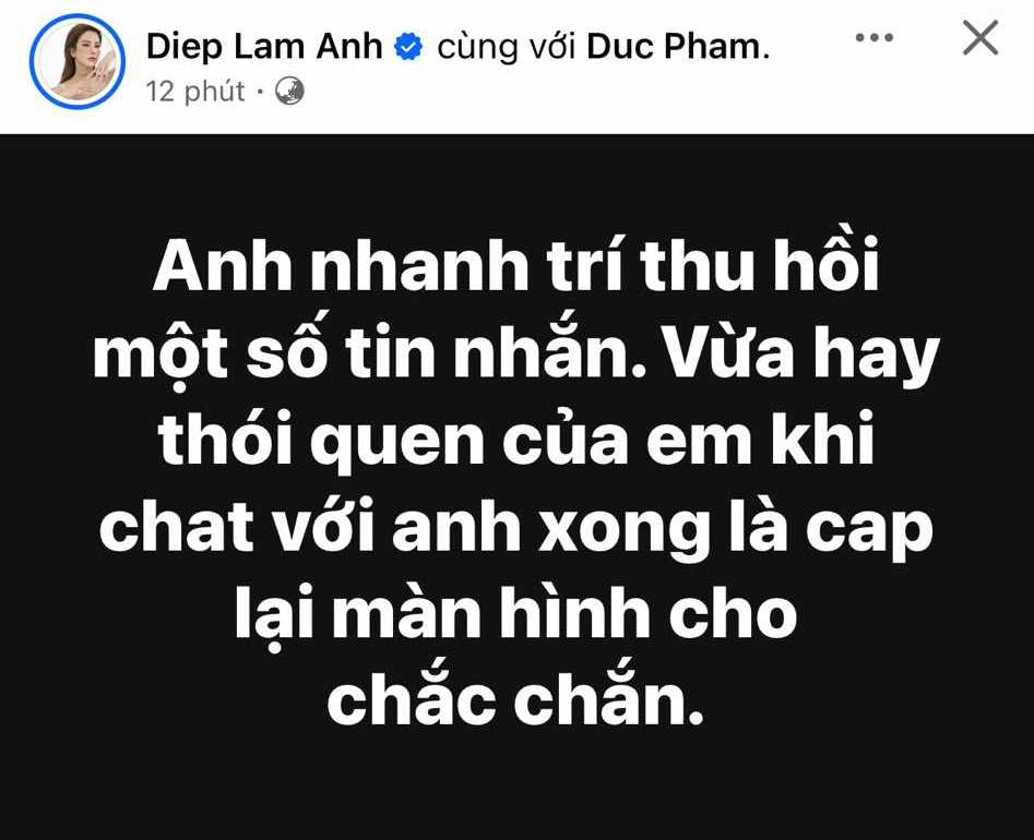 Diệp Lâm Anh đáp trả chồng cũ, tuyên bố đang nắm giữ &quot;bằng chứng&quot; đối phương nói dối - Ảnh 2.