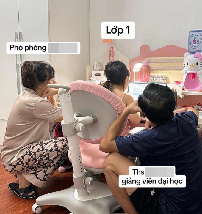 Bức ảnh học sinh lớp 1 trông cực kỳ bình thường nhưng lại &quot;gây sốt&quot;: Đọc chức danh phụ huynh ai nấy không nhịn được cười - Ảnh 1.