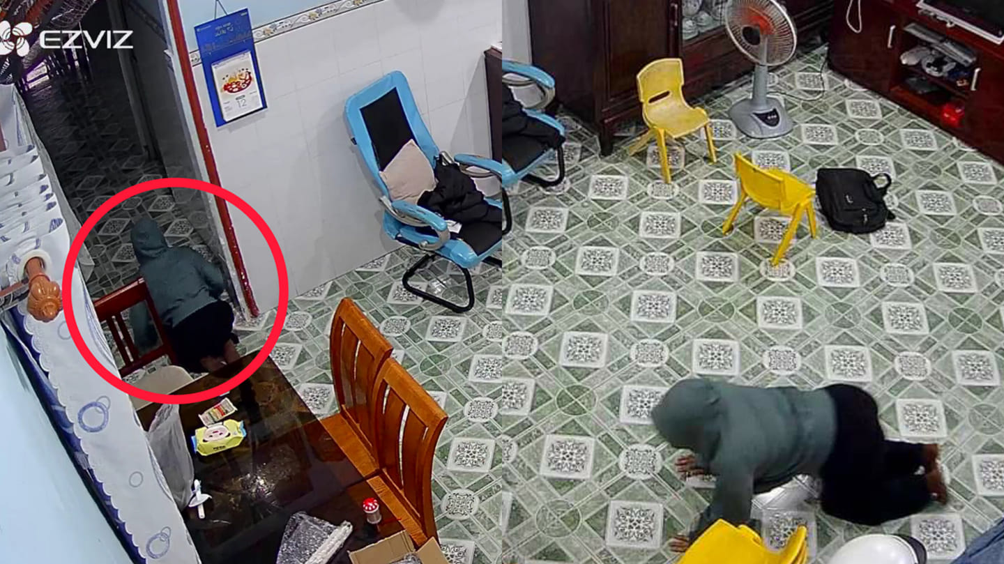 Trộm bò vào tiệm nail lấy 100 triệu: 4 người ở nhà nhưng không phát hiện điểm bất thường Trộm bò vào tiệm nail lấy 100 triệu: 4 người ở nhà nhưng không phát hiện điểm bất thường