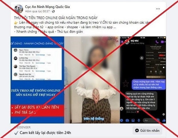Người dân tuyệt đối không tin vào dịch vụ &quot;hỗ trợ lấy lại tiền lừa đảo&quot; trên MXH - Ảnh 1.