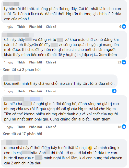 Drama tố nhau của cặp đôi nổi tiếng đã ly hôn, loạt mẹ bỉm bức xúc: &quot;Nghĩ đến con không hay chỉ thỏa mãn cái tôi&quot; - Ảnh 2.