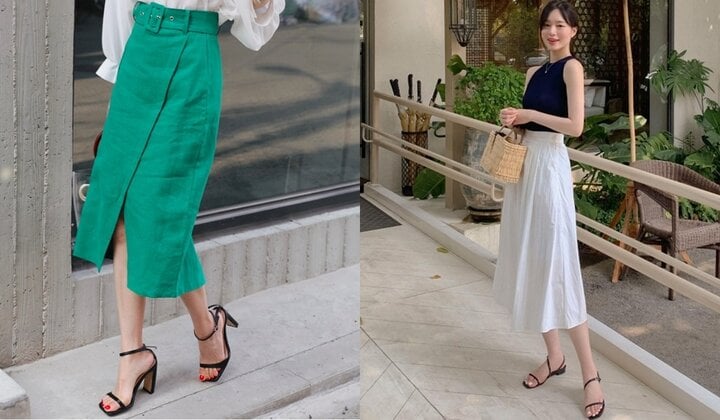 Kiểu trang phục mix với sandals sẽ càng tăng thêm điểm sành điệu cho bạn gái - Ảnh 2.