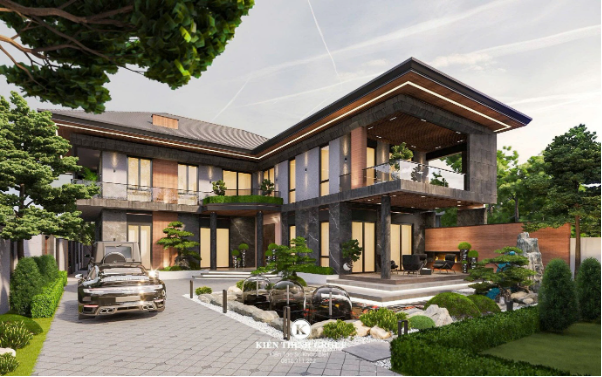 5 mẫu biệt thự hiện đại có thiết kế sáng tạo đi đầu xu hướng không gian xanh - Ảnh 2. 5 mẫu biệt thự hiện đại có thiết kế sáng tạo đi đầu xu hướng không gian xanh - Ảnh 2.