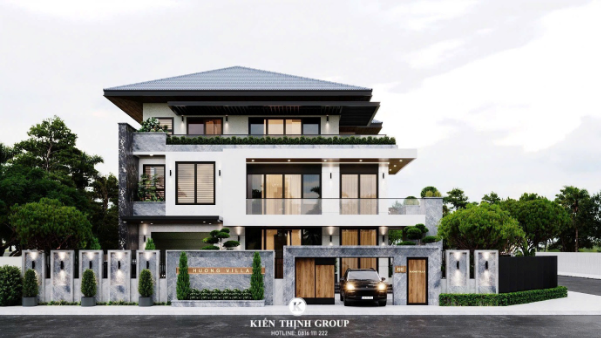 5 mẫu biệt thự hiện đại có thiết kế sáng tạo đi đầu xu hướng không gian xanh - Ảnh 5. 5 mẫu biệt thự hiện đại có thiết kế sáng tạo đi đầu xu hướng không gian xanh - Ảnh 5.