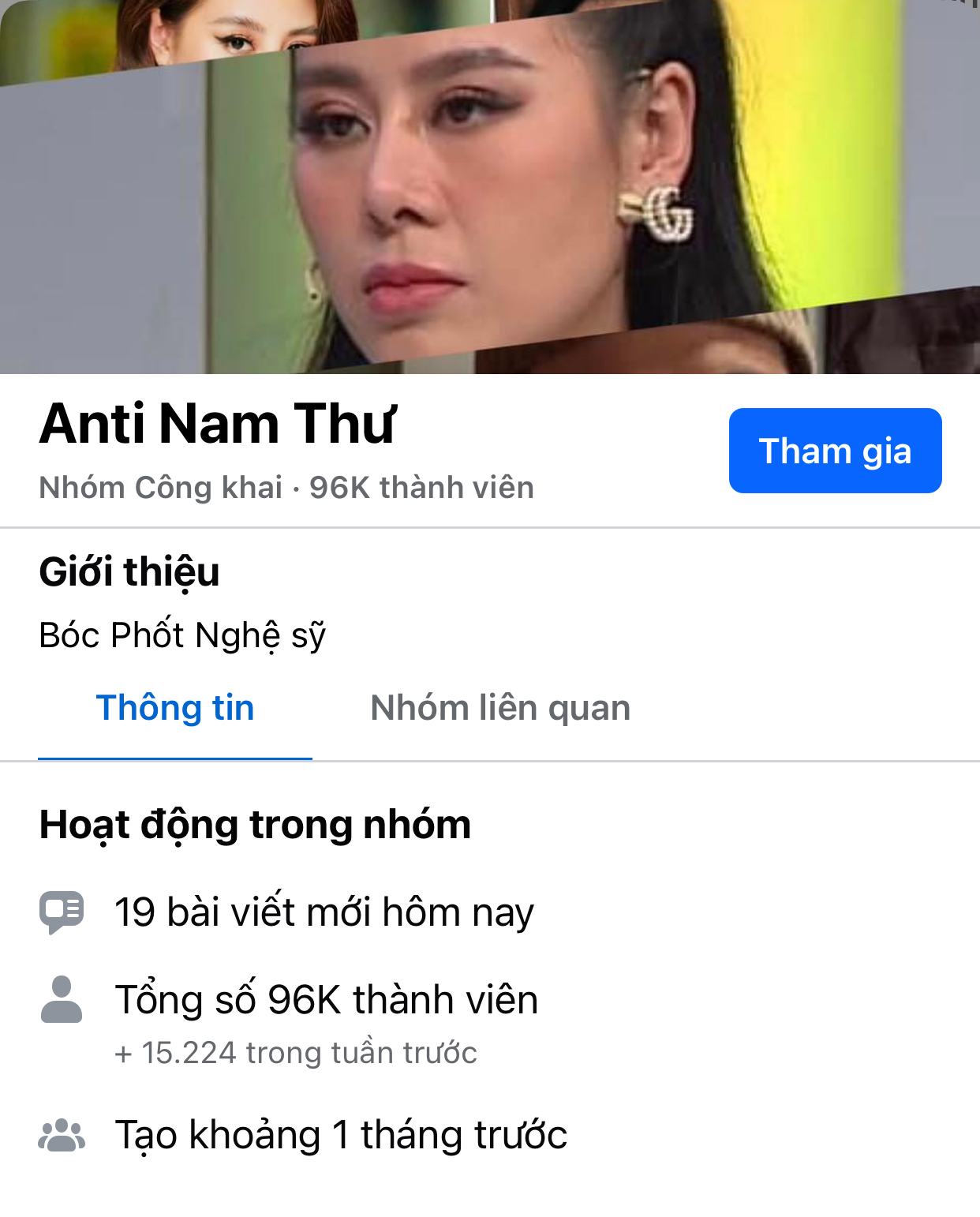 Nam Thư liên tục dính 