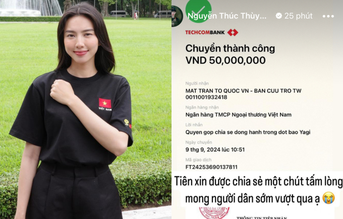 Dàn sao Việt chung tay đóng góp ủng hộ đồng bào khắc phục hậu quả lũ lụt, bão số 3 - Ảnh 9.