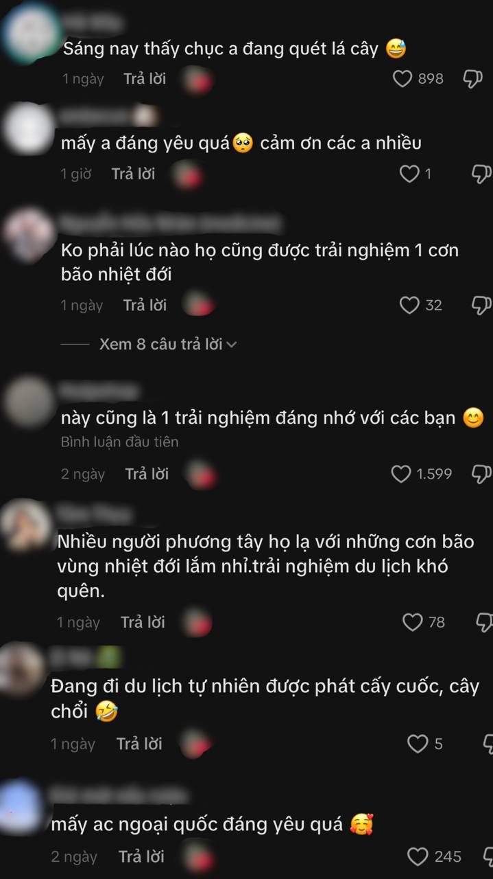 Hành động đẹp của du khách quốc tế sau cơn bão số 3 khiến cộng đồng mạng hết lời khen ngợi- Ảnh 15.