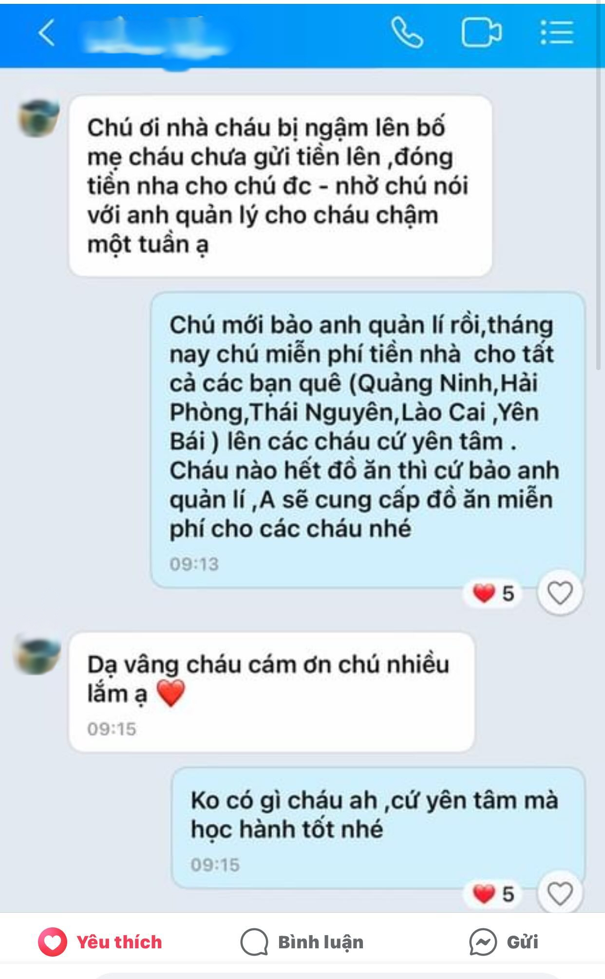 Câu trả lời của chủ trọ khi nữ sinh quê Yên Bái xin đóng tiền nhà chậm vài ngày trở thành tâm điểm trên mạng- Ảnh 7.