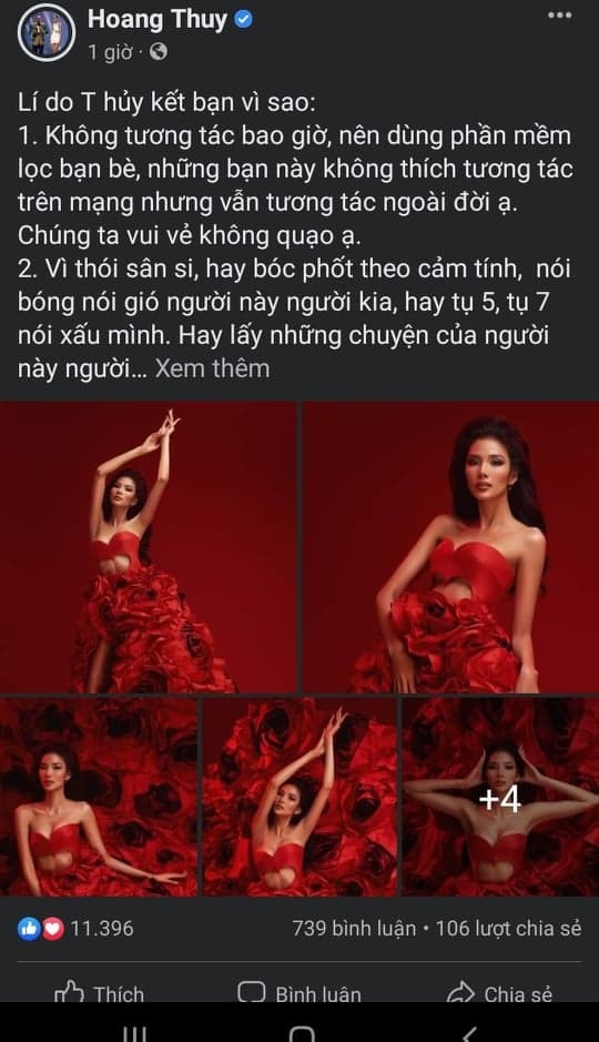 Màn &quot;tự vả&quot; của Hoàng Thùy - Ảnh 4.