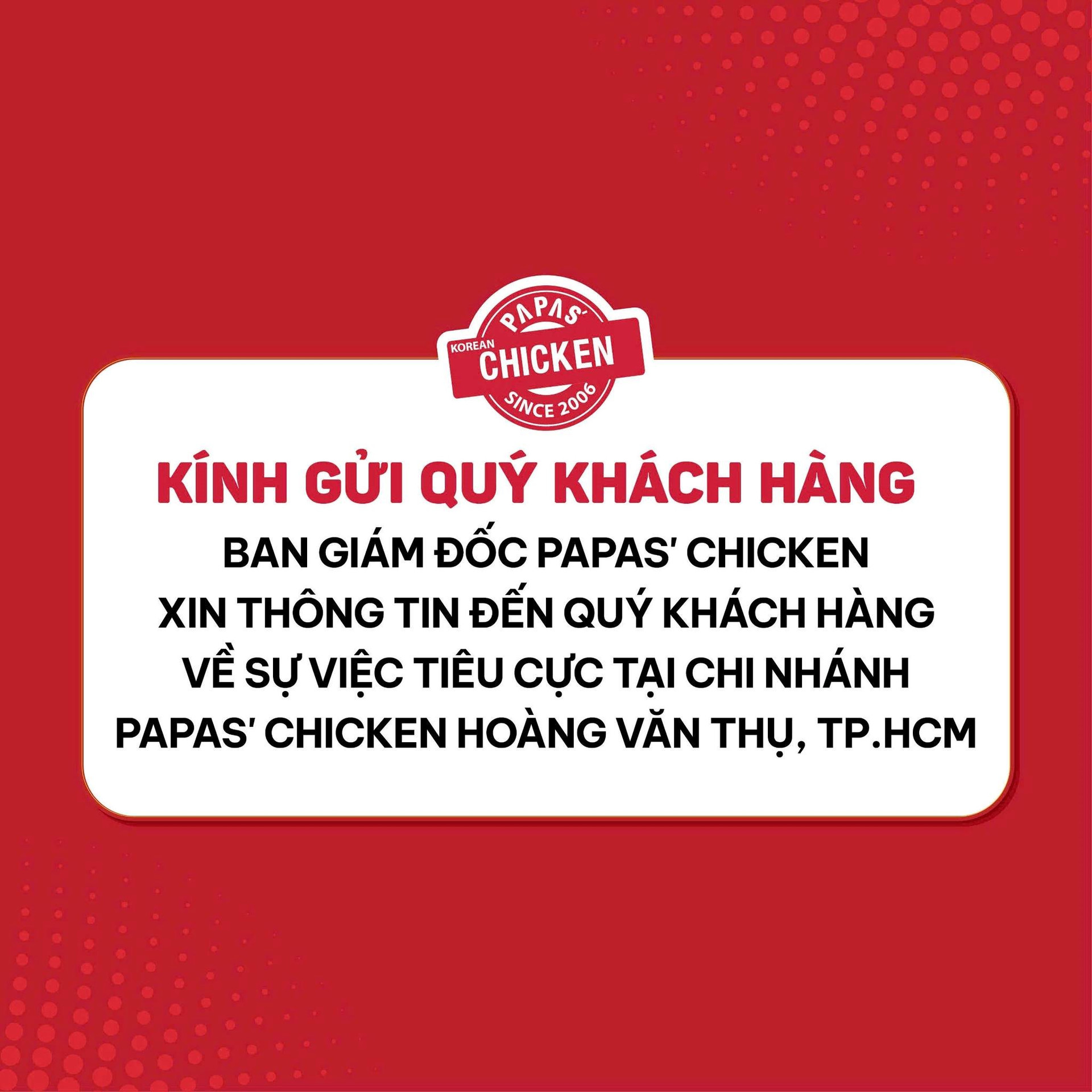 Bị lộ tin nhắn nội bộ về việc dùng đồ ăn thừa bán cho khách, chuỗi gà rán 18 năm tuổi tại Việt Nam lên tiếng - Ảnh 3.