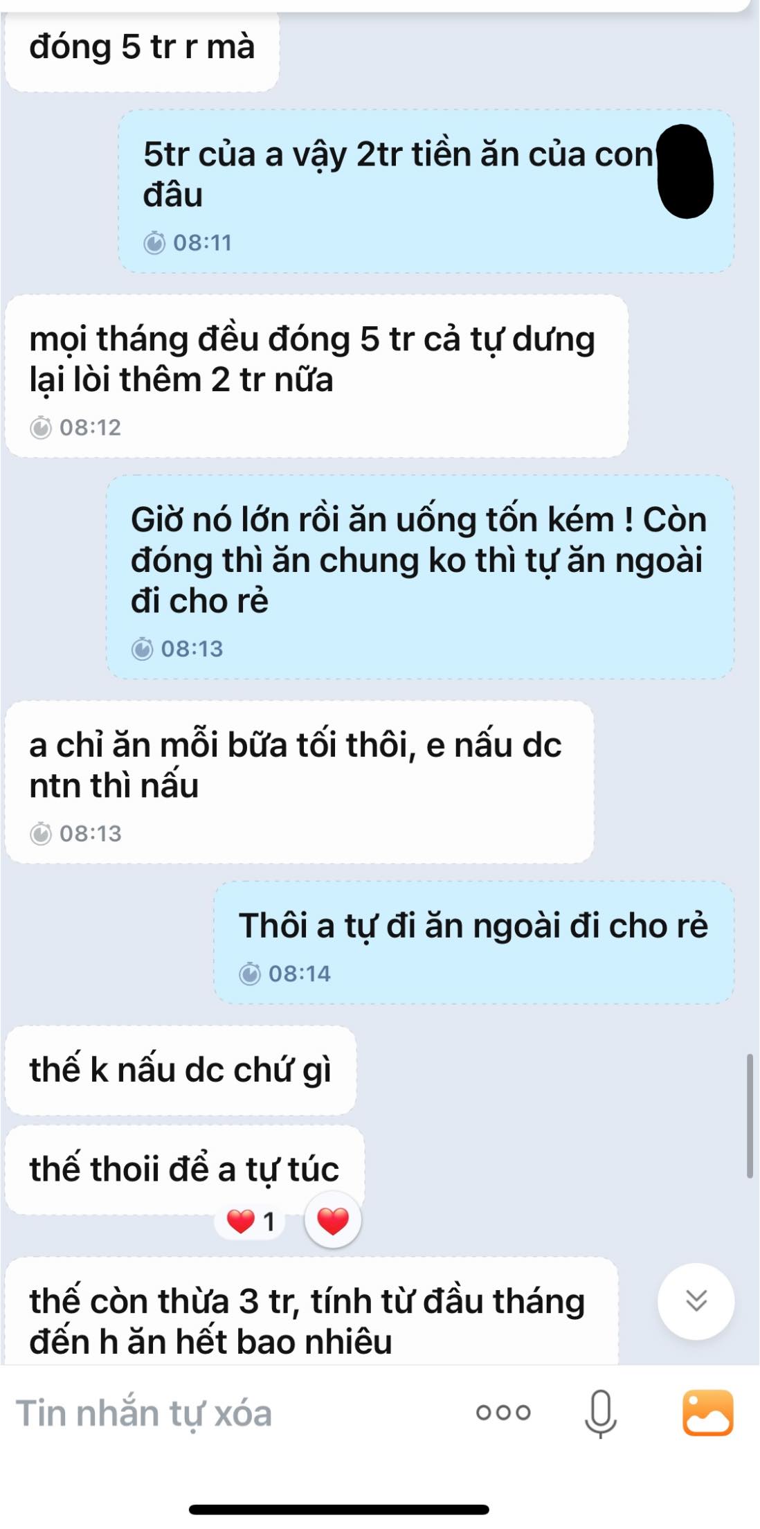 Xin chồng thêm 2 triệu tiền ăn vì sau bão giá cả tăng, vợ ở nhà chăm con nhỏ tủi thân vì bị hạch sách - Ảnh 2.