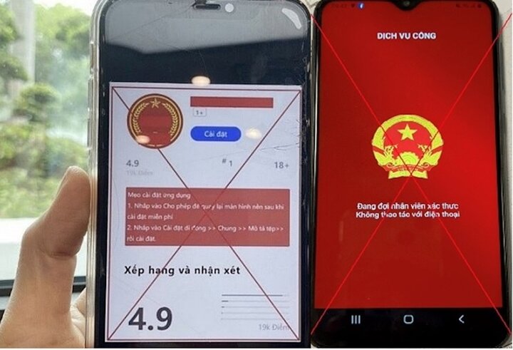 Cài đặt app giả mạo Bộ Công an, người phụ nữ ở Hà Nội mất 500 triệu đồng - Ảnh 1.