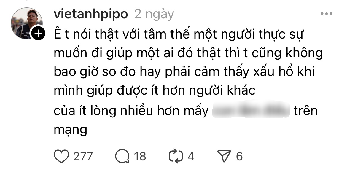 Lại thêm một sự việc khiến dân tình xôn xao bàn tán về Việt Anh Pí Po - Ảnh 3.