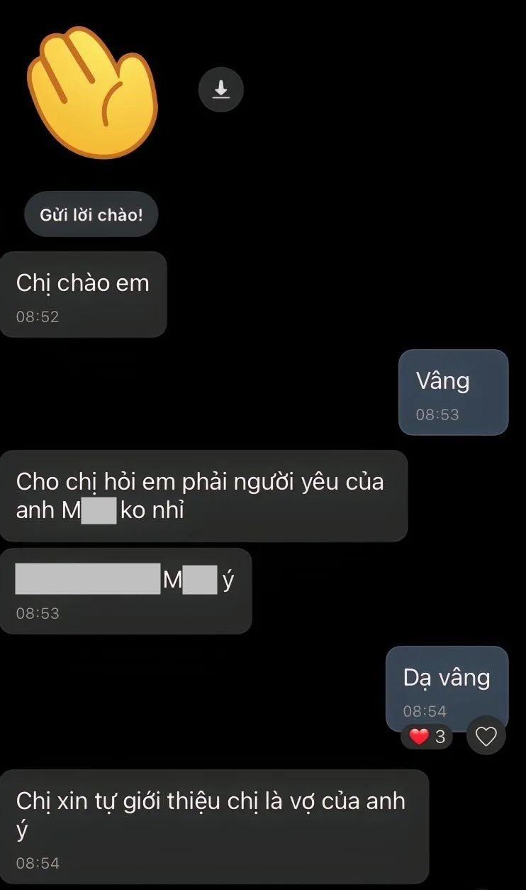 Cái kết của màn chào hỏi điếng người viral khắp MXH: Chào em, em là người yêu của anh M. phải không, chị là vợ của anh M. - Ảnh 1.