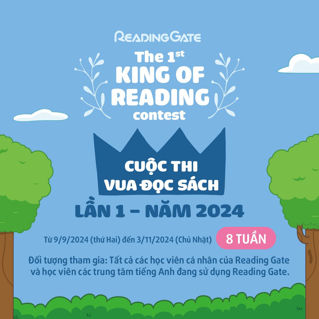 Reading Gate : Khởi Động Cuộc Thi King Of Reading - 2024 - Ảnh 1. Reading Gate : Khởi Động Cuộc Thi King Of Reading - 2024 - Ảnh 1.