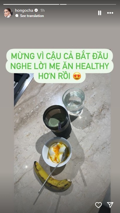 Mừng rỡ vì nói mãi con trai cũng chịu thay đổi thói quen này, chi tiết nhỏ chứng minh Hồ Ngọc Hà quá tinh tế - Ảnh 1.