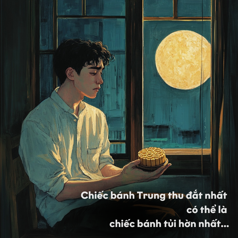 “Năm đầu tiên ăn cái bánh Trung thu mình tự mua, tủi thân dâng lên, ngồi ăn mà khóc ra tiếng” - Ảnh 1.