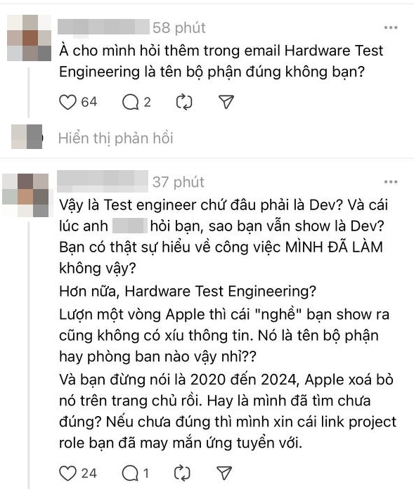 Vụ cô gái Việt khoe làm cho Apple, thu nhập 500 triệu bị &quot;check VAR&quot; liên tục: Chính chủ phản dame nhưng vẫn lộ loạt chi tiết mâu thuẫn?- Ảnh 4.