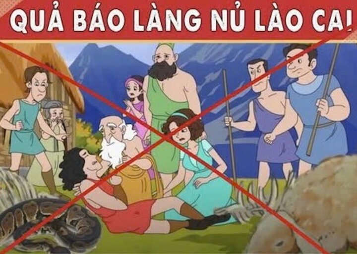 Clip &quot;Quả báo Làng Nủ Lào Cai&quot; câu view bất chấp: Công an vào cuộc - Ảnh 1.