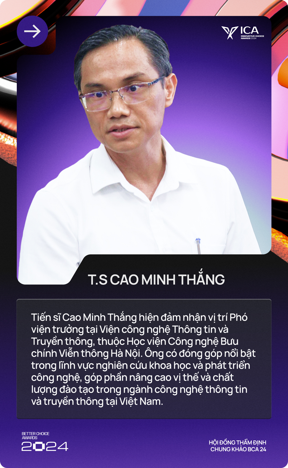 26 thành viên Hội đồng Better Choice Awards 2024: Từ nhà khoa học trong top thế giới đến Tổng Giám đốc Qualcomm, Giám đốc chiến lược VinAI, … - Ảnh 5.