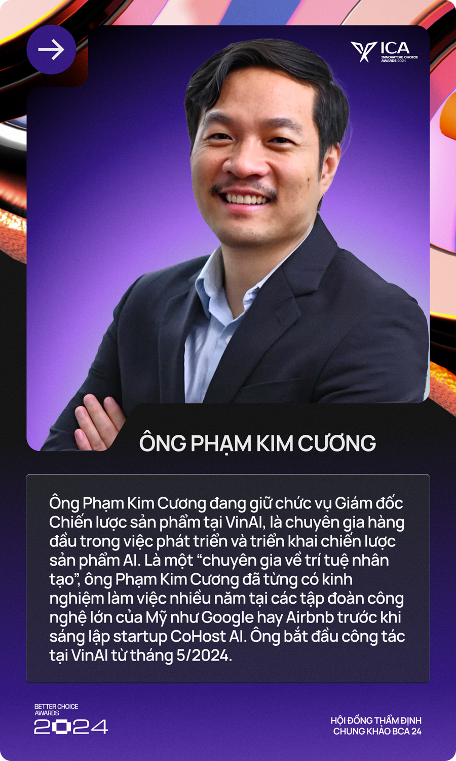 26 thành viên Hội đồng Better Choice Awards 2024: Từ nhà khoa học trong top thế giới đến Tổng Giám đốc Qualcomm, Giám đốc chiến lược VinAI, … - Ảnh 8.