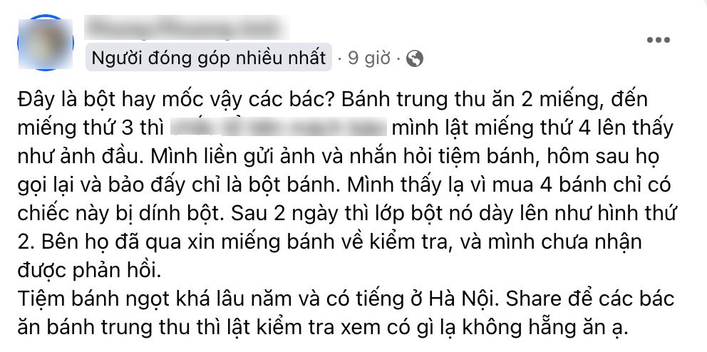 Đang ăn bánh Trung thu, cô gái phải bỏ vội khi thấy hiện tượng &quot;đáng sợ&quot;: &quot;Ăn vào thì chỉ có tiền mất tật mang&quot;- Ảnh 3.