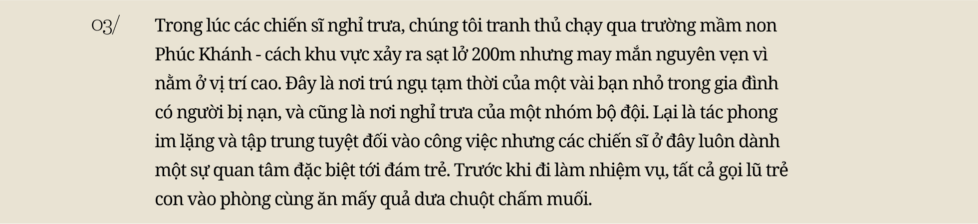 Chuyện của Hải, cô Thắm và những chiến sĩ nỗ lực khoả lấp nỗi đau Làng Nủ- Ảnh 14.