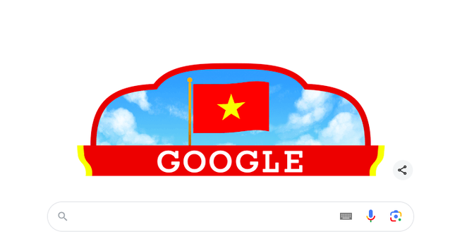 Cách Google chào mừng 79 năm Quốc khánh Việt Nam - Ảnh 1.