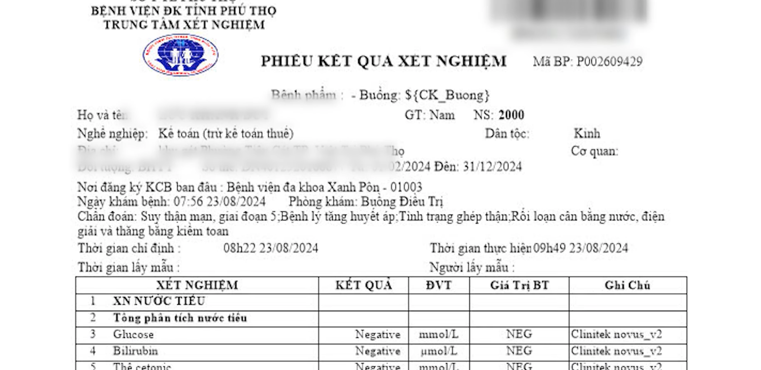 Chàng trai Phú Thọ bàng hoàng khi phát hiện suy thận giai đoạn cuối ở tuổi 24 - Ảnh 2.