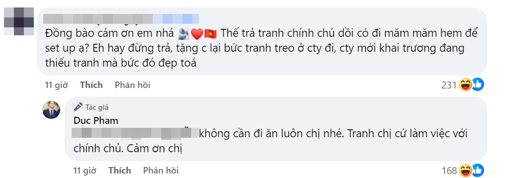 Chồng cũ tiết lộ về &quot;bữa ăn thân mật&quot; với Diệp Lâm Anh sau màn đấu giá thành công tranh của vợ cũ - Ảnh 2.