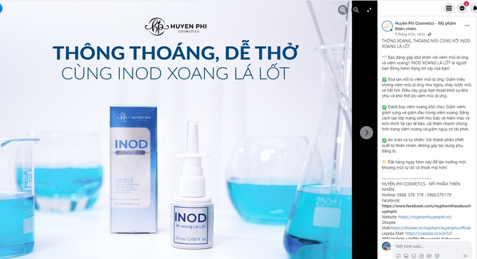 Huyền Phi Cosmetics từng bị phạt, thu hồi và đình chỉ lưu hành sản phẩm vì có chứa chất cấm - Ảnh 3.