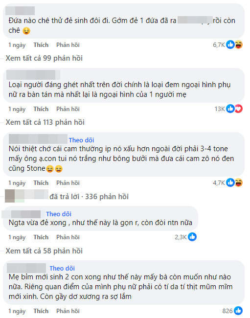 Phương Oanh bị chê nhan sắc chưa chỉnh sửa, chị em bức xúc: &quot;Tồi tệ khi đem ngoại hình người mẹ ra bàn tán&quot;  - Ảnh 2.