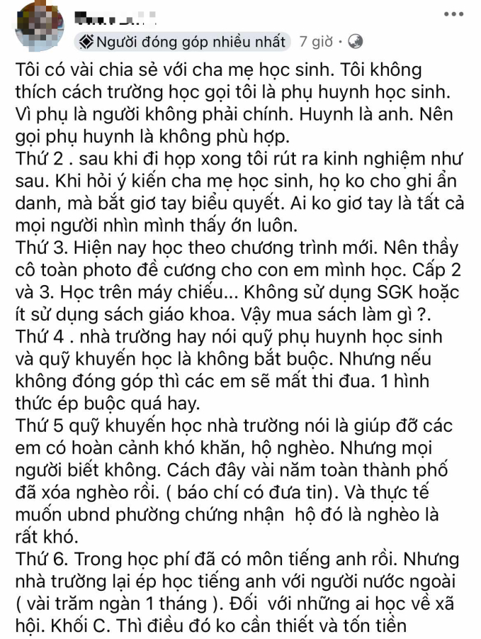 &quot;Xin nhà trường đừng gọi tôi là phụ huynh&quot;: Quan điểm ngược đời của ông bố TPHCM gây bão, đọc lý giải mới thấy anh đã nhầm to rồi - Ảnh 2.